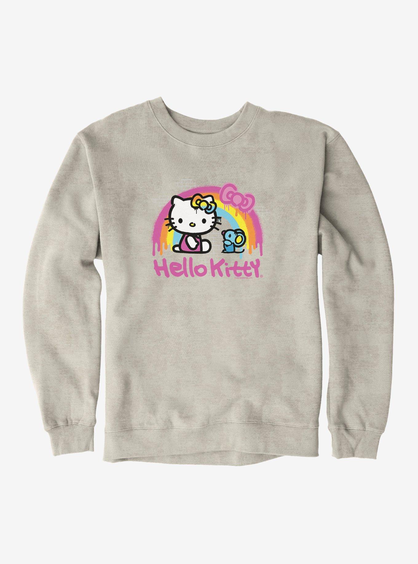 Hello Kitty Rainbow Graffiti Sweatshirt, , hi-res