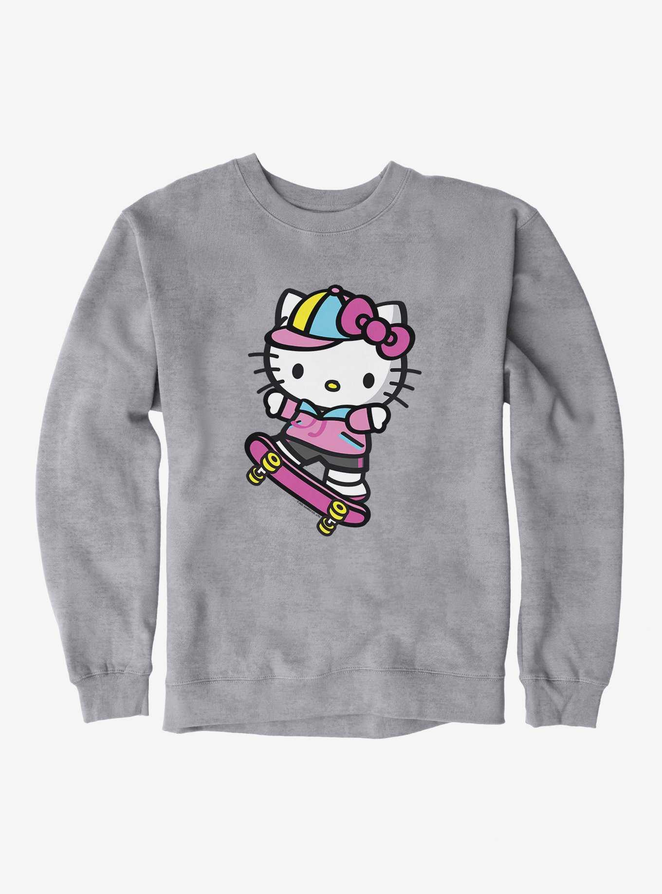 Hello Kitty Skateboard  Sweatshirt, , hi-res