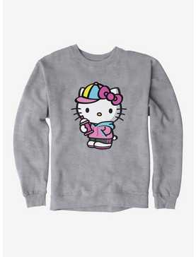 Hello Kitty Spray Can Front  Sweatshirt, , hi-res