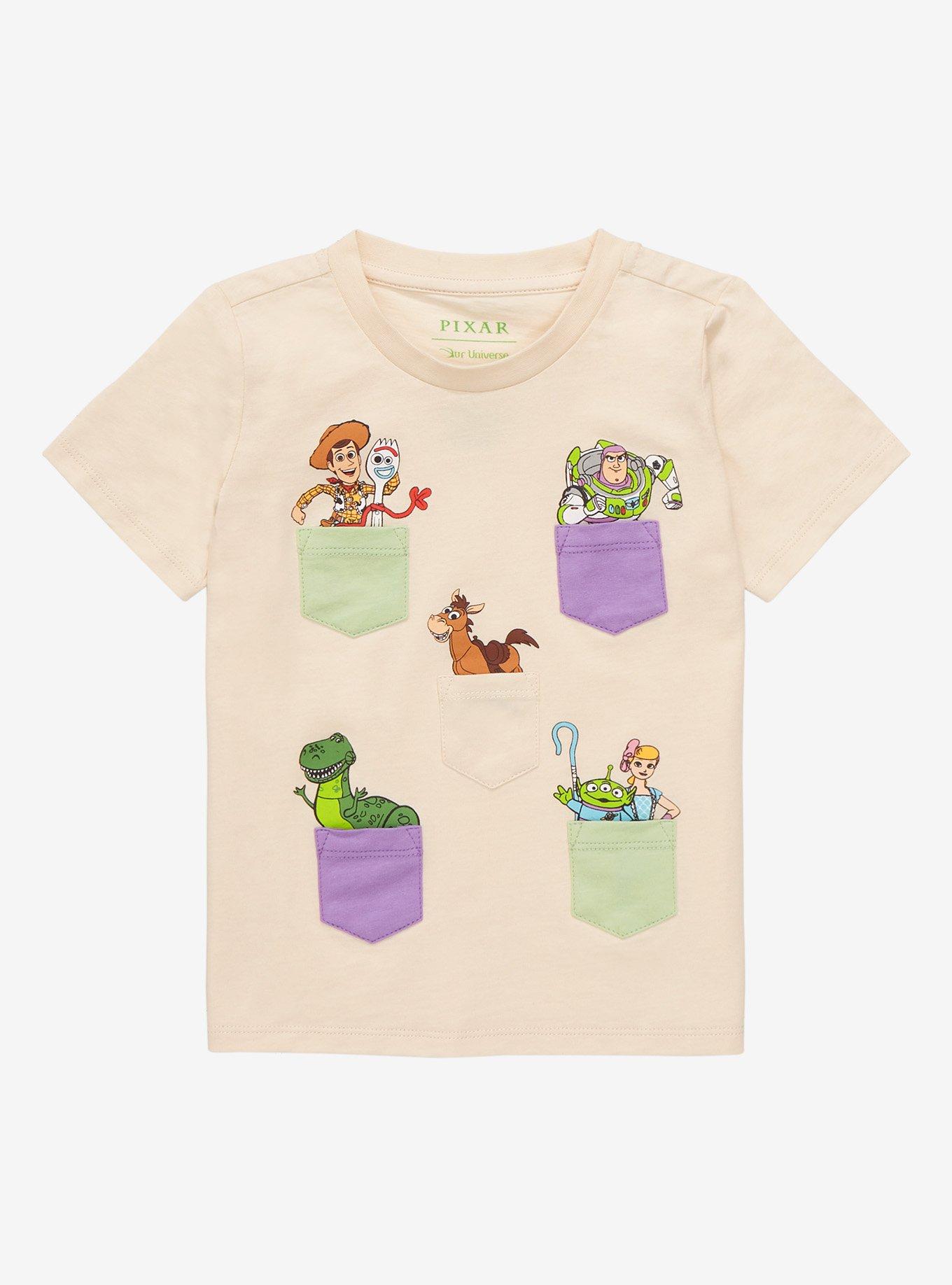 Our Universe Disney Pixar Toy Story 4 Characters Toddler Multi-Pocket T-Shirt - BoxLunch Exclusive, , hi-res
