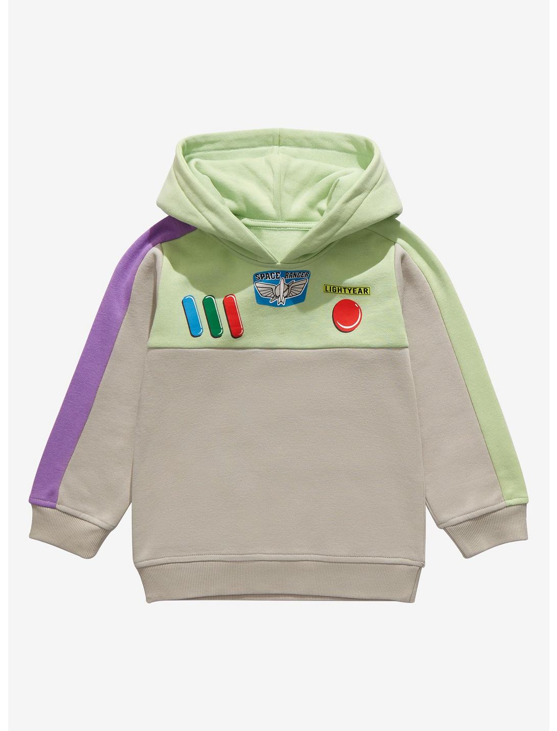 Disney Pixar Toy Story Buzz Lightyear Spacesuit Toddler Hoodie - BoxLunch Exclusive, LIGHT YEARS, hi-res