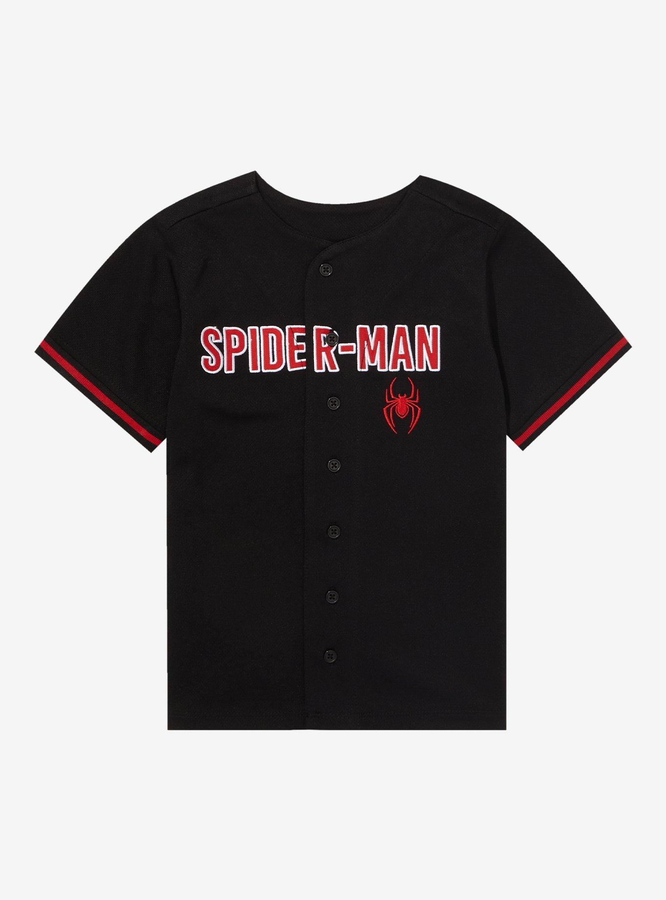 Marvel Spider-Man Miles Morales Toddler Baseball Jersey - BoxLunch Exclusive, , hi-res