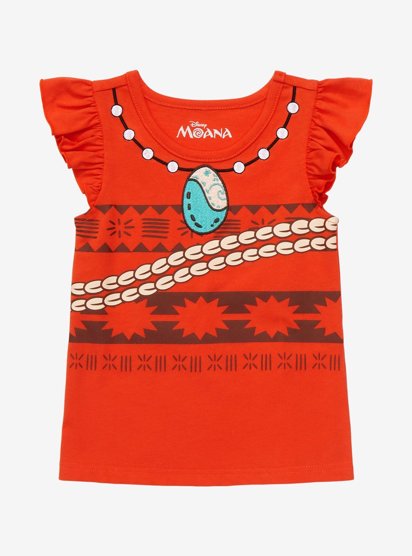 Disney Moana Island Top Ruffled Sleeve Toddler Tank Top