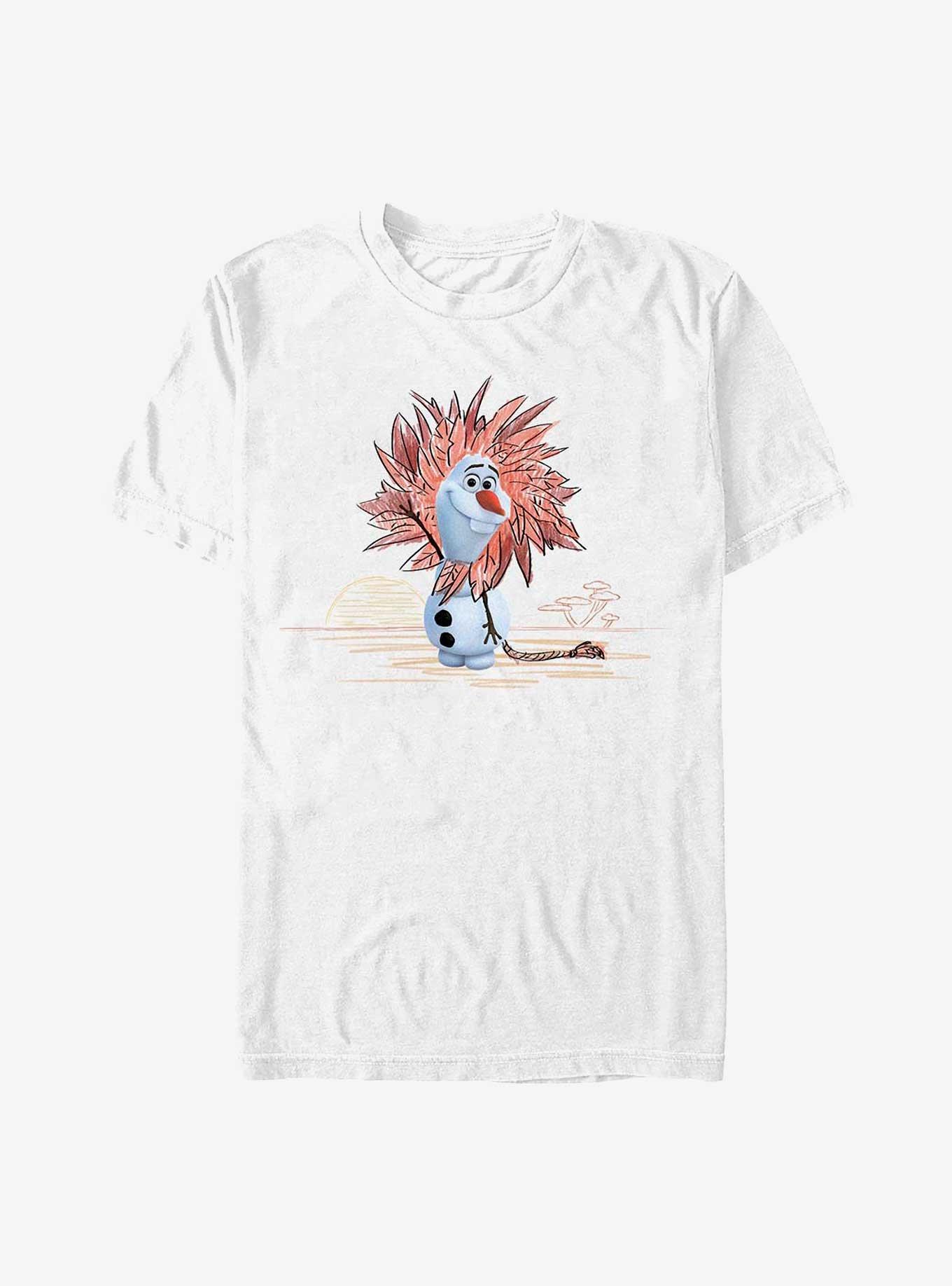 Disney Olaf Presents Lion King Outfit T-Shirt - WHITE | BoxLunch