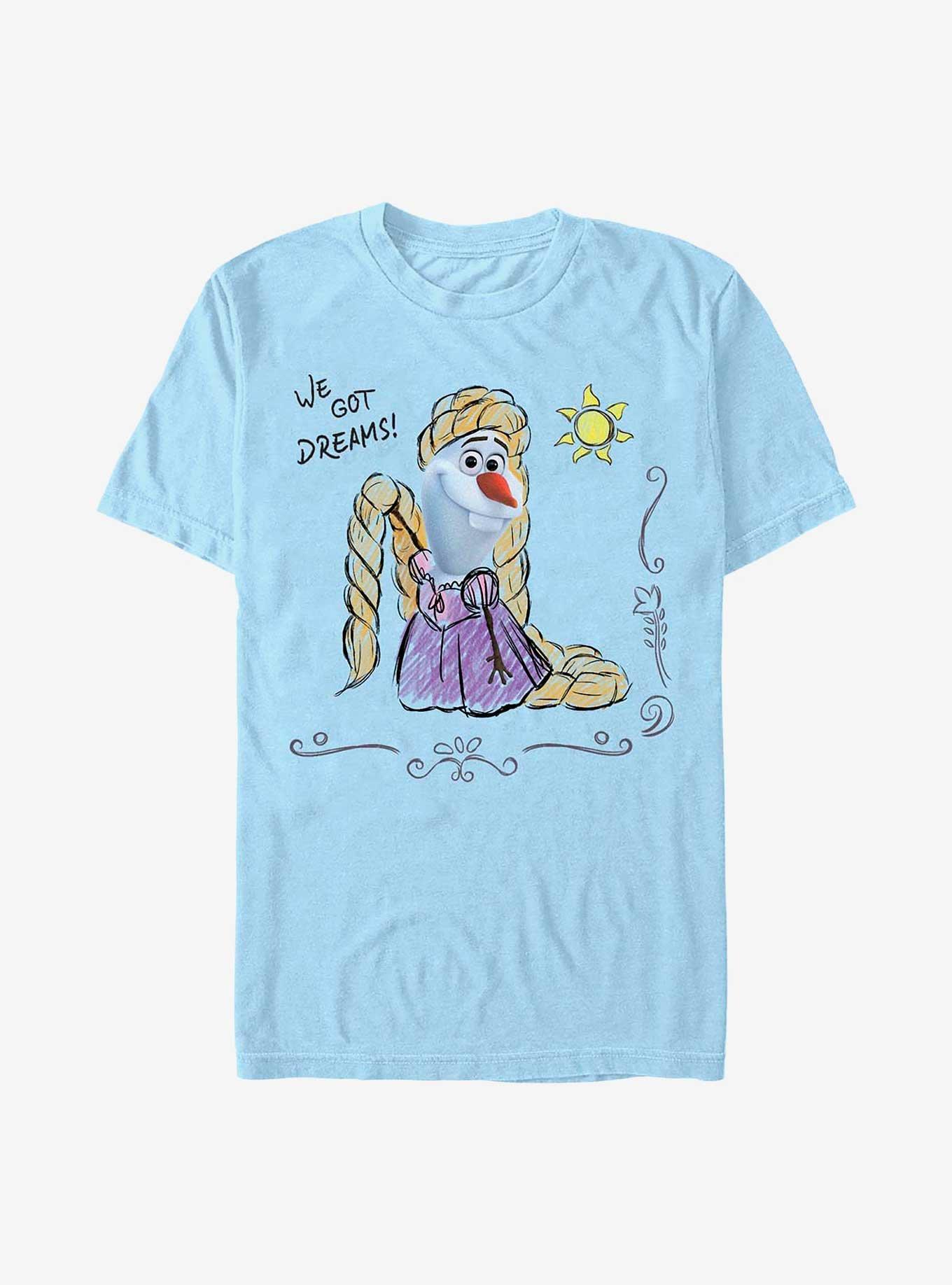 Disney Olaf Presents Rapunzel Outfit T-Shirt, LT BLUE, hi-res
