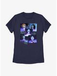 Disney Olaf Presents Frame Box Up Womens T-Shirt, NAVY, hi-res