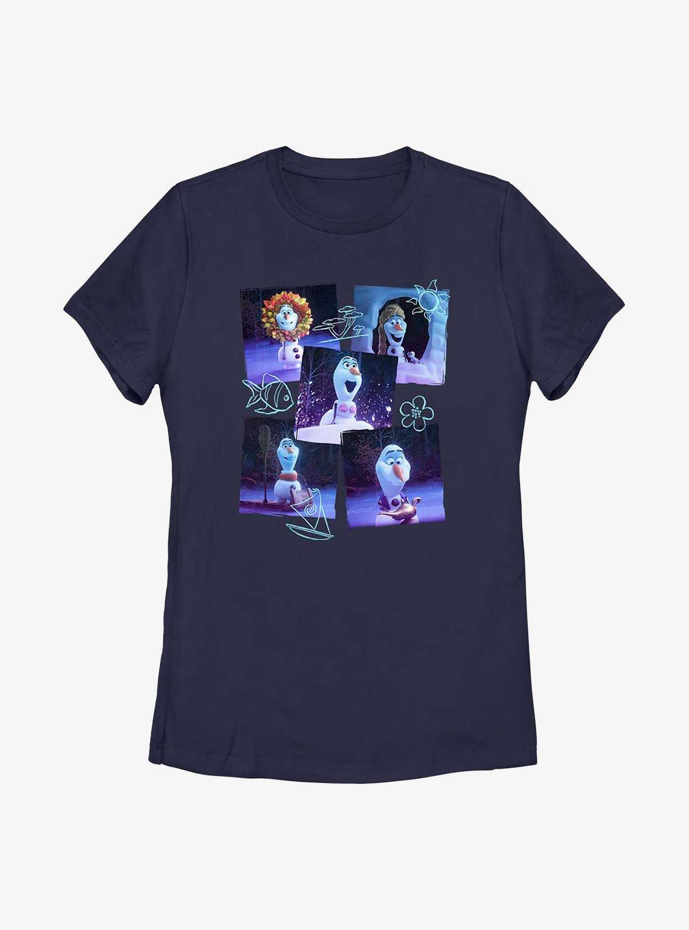 Disney Olaf Presents Frame Box Up Womens T-Shirt, , hi-res