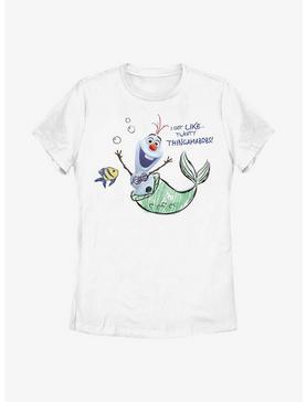 Disney Olaf Presents Ariel Mermaid Outfit Womens T-Shirt, , hi-res
