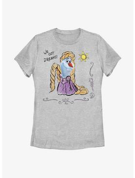 Disney Olaf Presents Rapunzel Outfit Womens T-Shirt, , hi-res