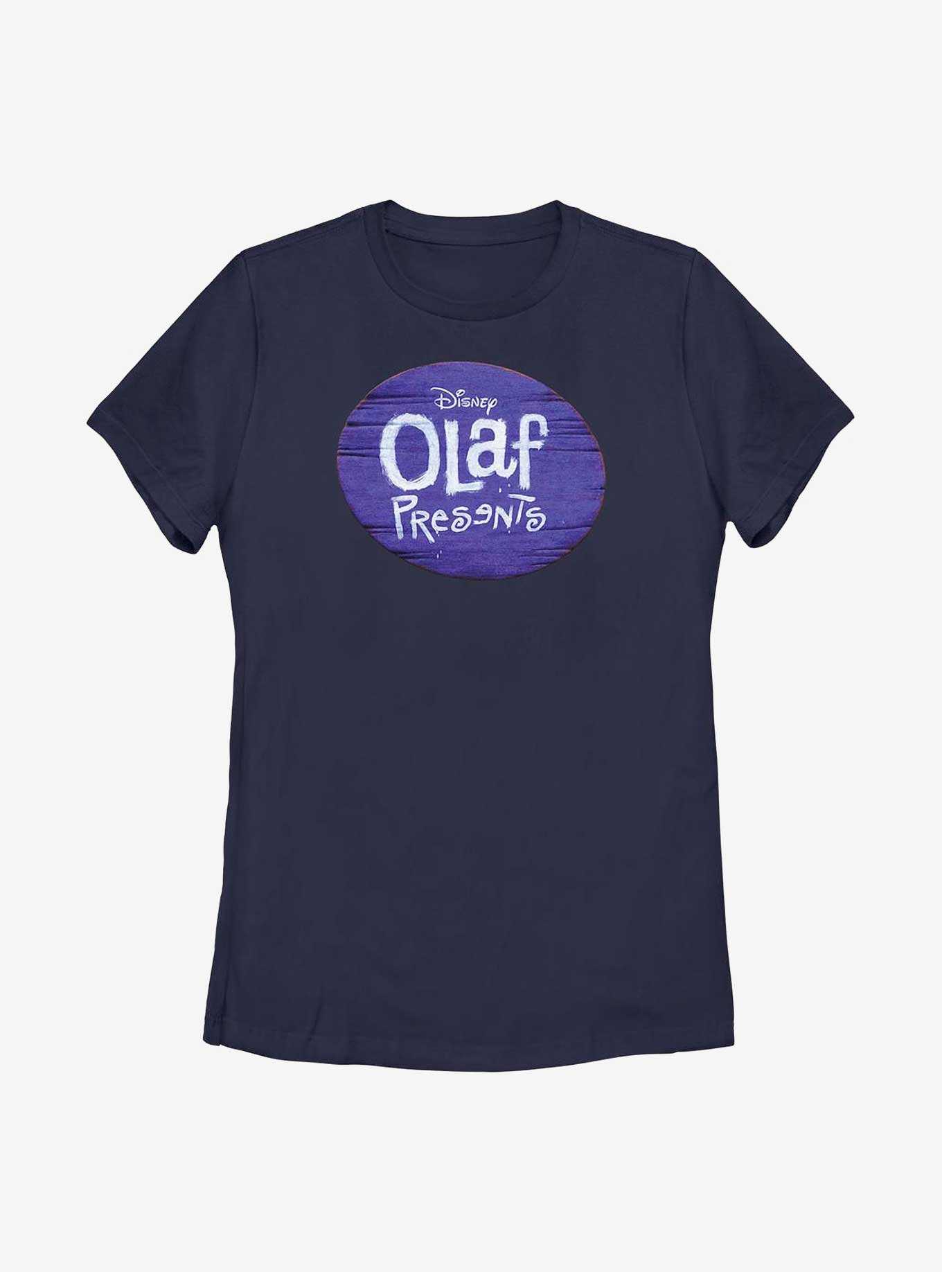 Disney Olaf Presents Logo Womens T-Shirt, , hi-res