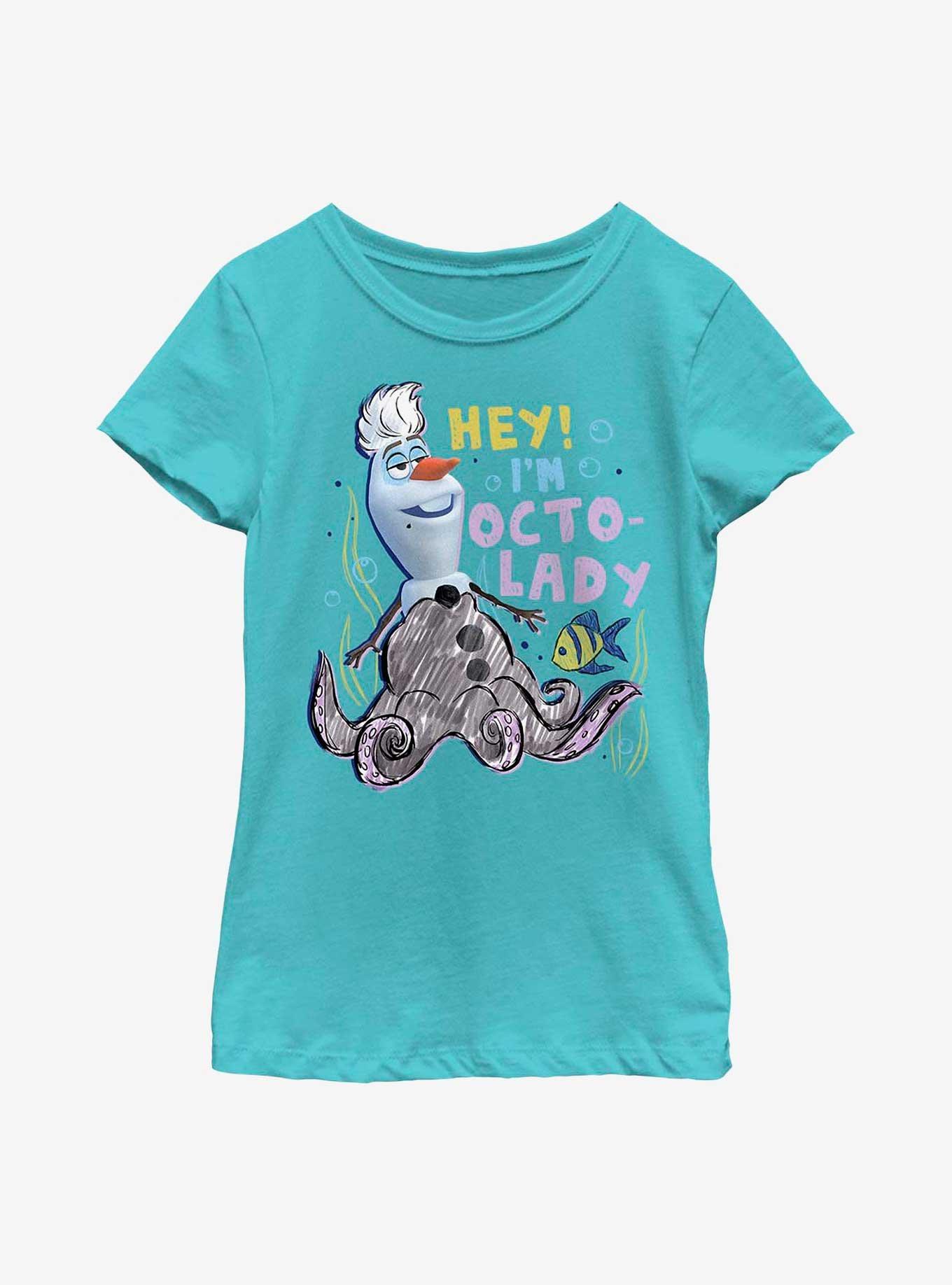 Disney Olaf Presents Ursula Outfit Youth Girls T-Shirt, TAHI BLUE, hi-res