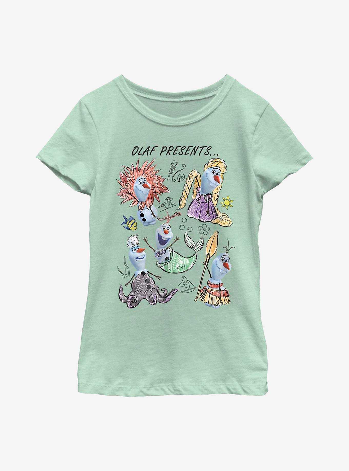 Disney Olaf Presents Olaf Outfits Youth Girls T-Shirt, , hi-res