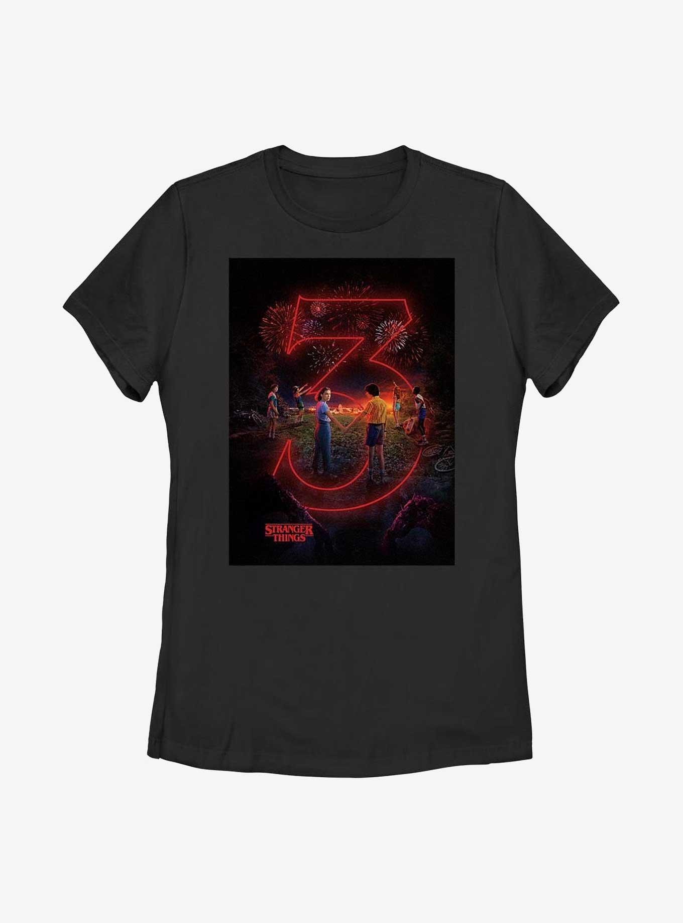 Stranger Things Fireworks Womens T-Shirt, , hi-res