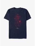 Marvel Eternals Druig Hero Line Art T-Shirt, NAVY, hi-res