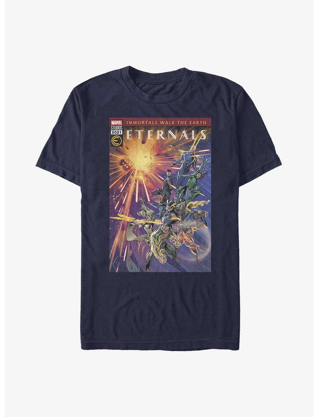 Marvel Eternals Comic Issue Group T-Shirt, NAVY, hi-res