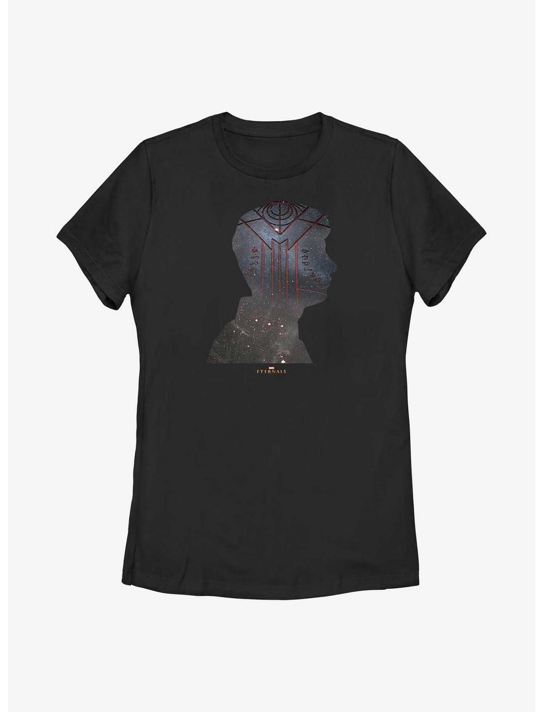 Marvel Eternals Galaxy Druig Silhouette Womens T-Shirt, BLACK, hi-res