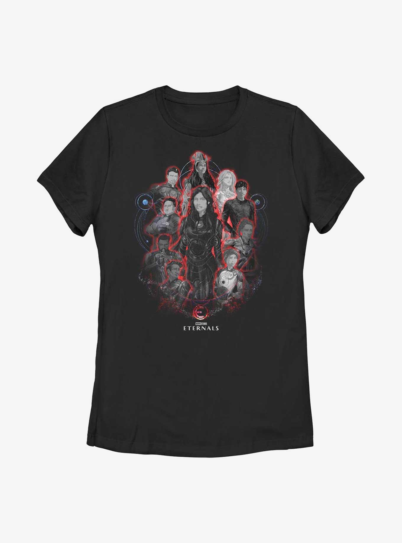 Marvel Eternals Painted Group Womens T-Shirt, , hi-res