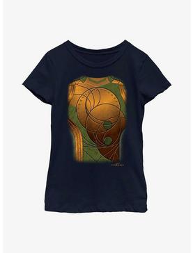 Marvel Eternals Gilgamesh Costume Youth Girls T-Shirt, NAVY, hi-res