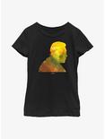 Marvel Eternals Galaxy Gilgamesh Silhouette Youth Girls T-Shirt, BLACK, hi-res