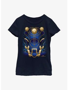 Marvel Eternals Ikaris Costume Youth Girls T-Shirt, NAVY, hi-res