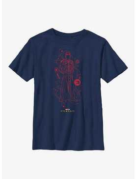 Marvel Eternals Druig Hero Line Art Youth T-Shirt, , hi-res