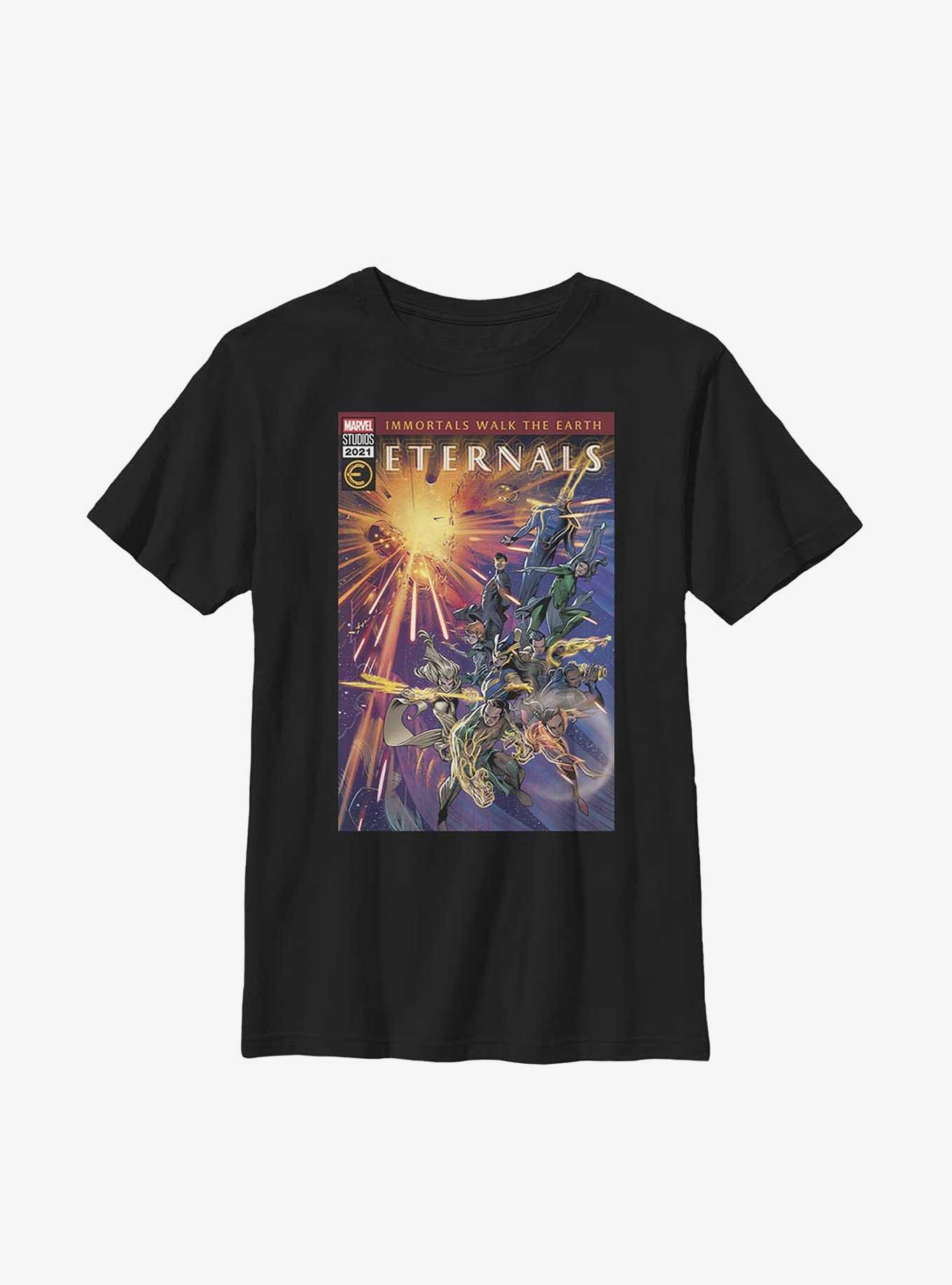 Marvel Eternals Comic Issue Group Youth T-Shirt, , hi-res