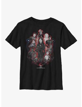 Marvel Eternals Painted Group Youth T-Shirt, , hi-res