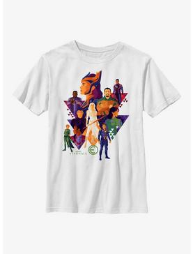 Marvel Eternals Triangle Group Poster Youth T-Shirt, , hi-res