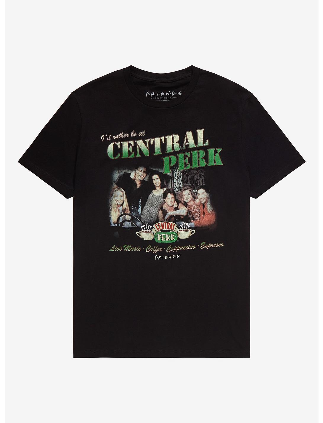 Friends I'd Rather Be at Central Perk T-Shirt - BoxLunch Exclusive, BLACK, hi-res