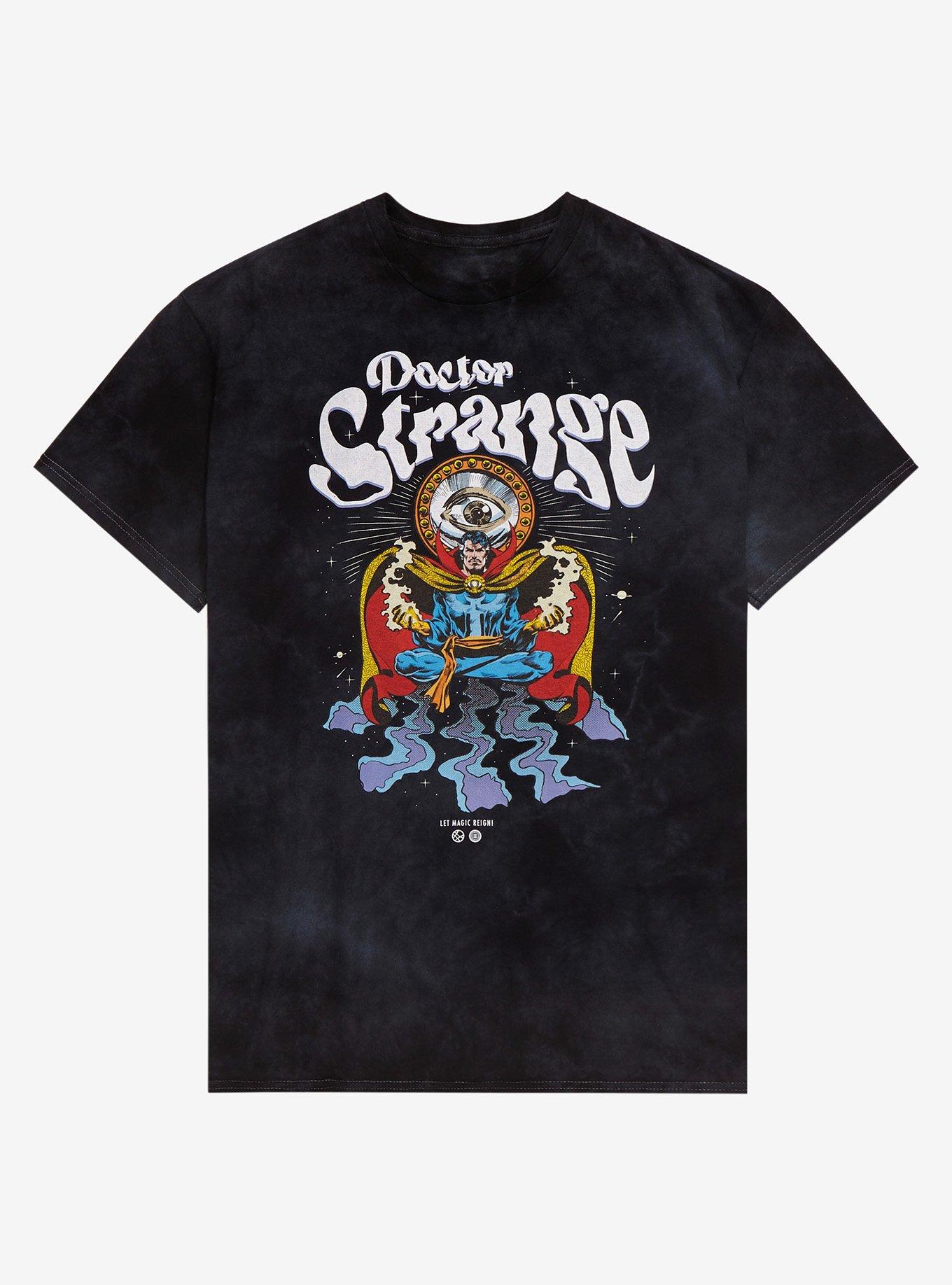 Doctor Strange Mystic Arts Marvel T-Shirt – Officially Licensed, Unisex Adult, Gray, Cotton Blend
