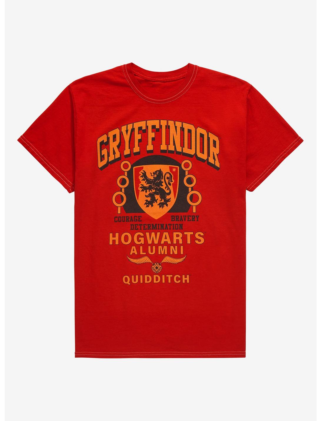 Harry Potter Gryffindor Alumni T-Shirt - BoxLunch Exclusive, CARDINAL, hi-res