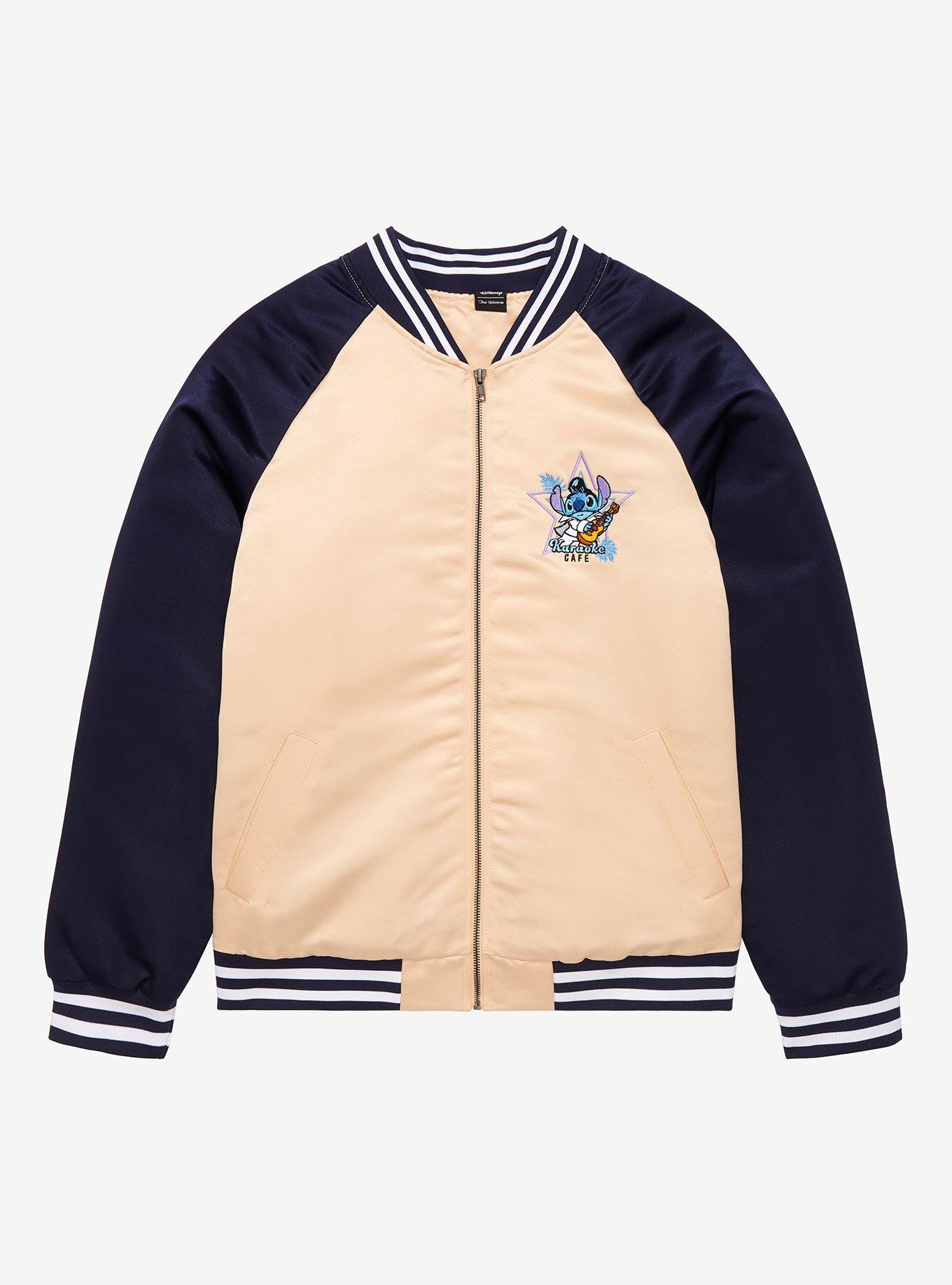 Our Universe Disney Lilo & Stitch Elvis Stitch Bomber Jacket - BoxLunch ...