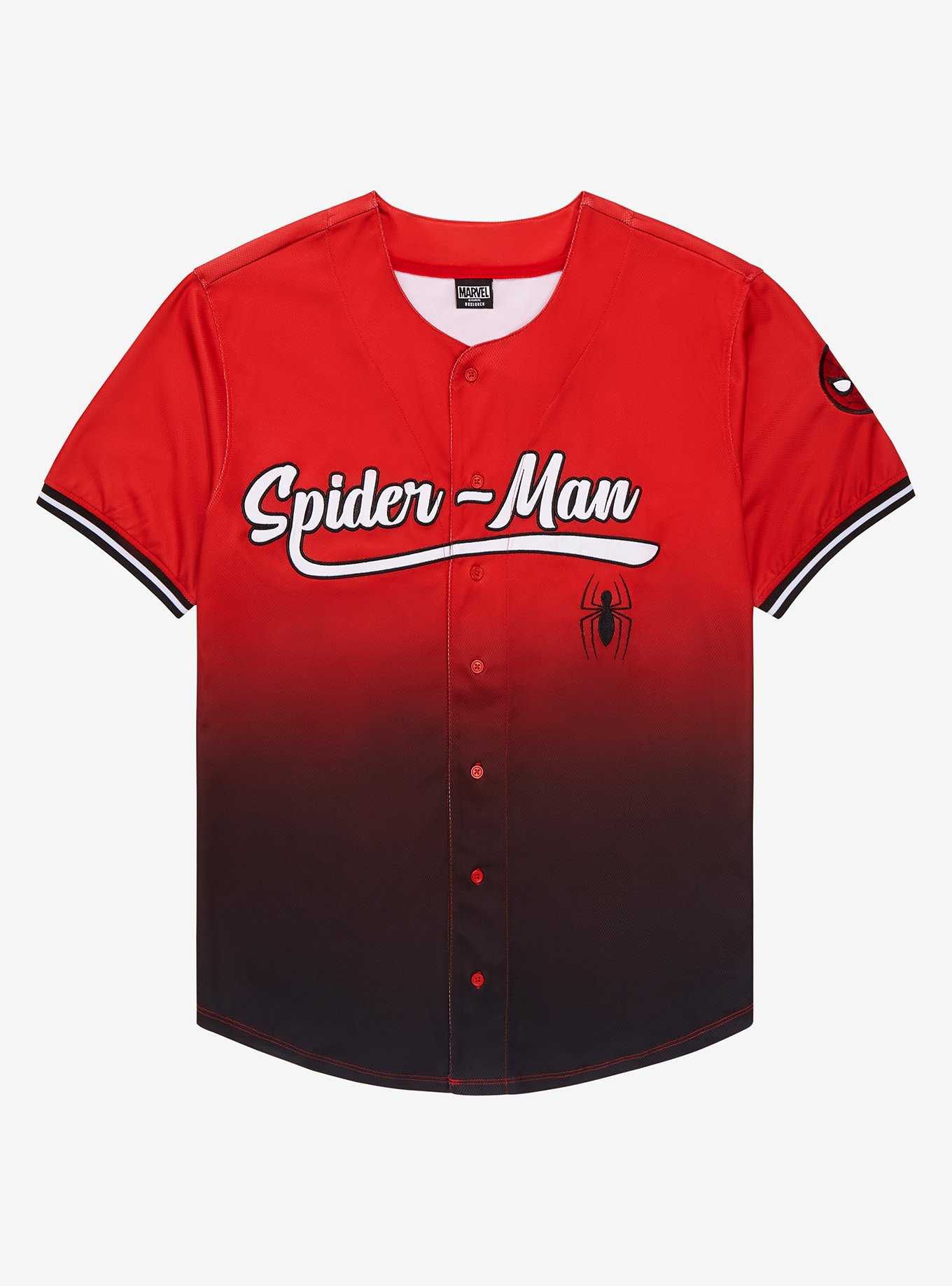 Marvel Spider-Man Ombre Baseball Jersey - BoxLunch Exclusive, , hi-res