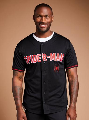 Marvel Spider-Man Striped Baseball Jersey - BoxLunch Exclusive