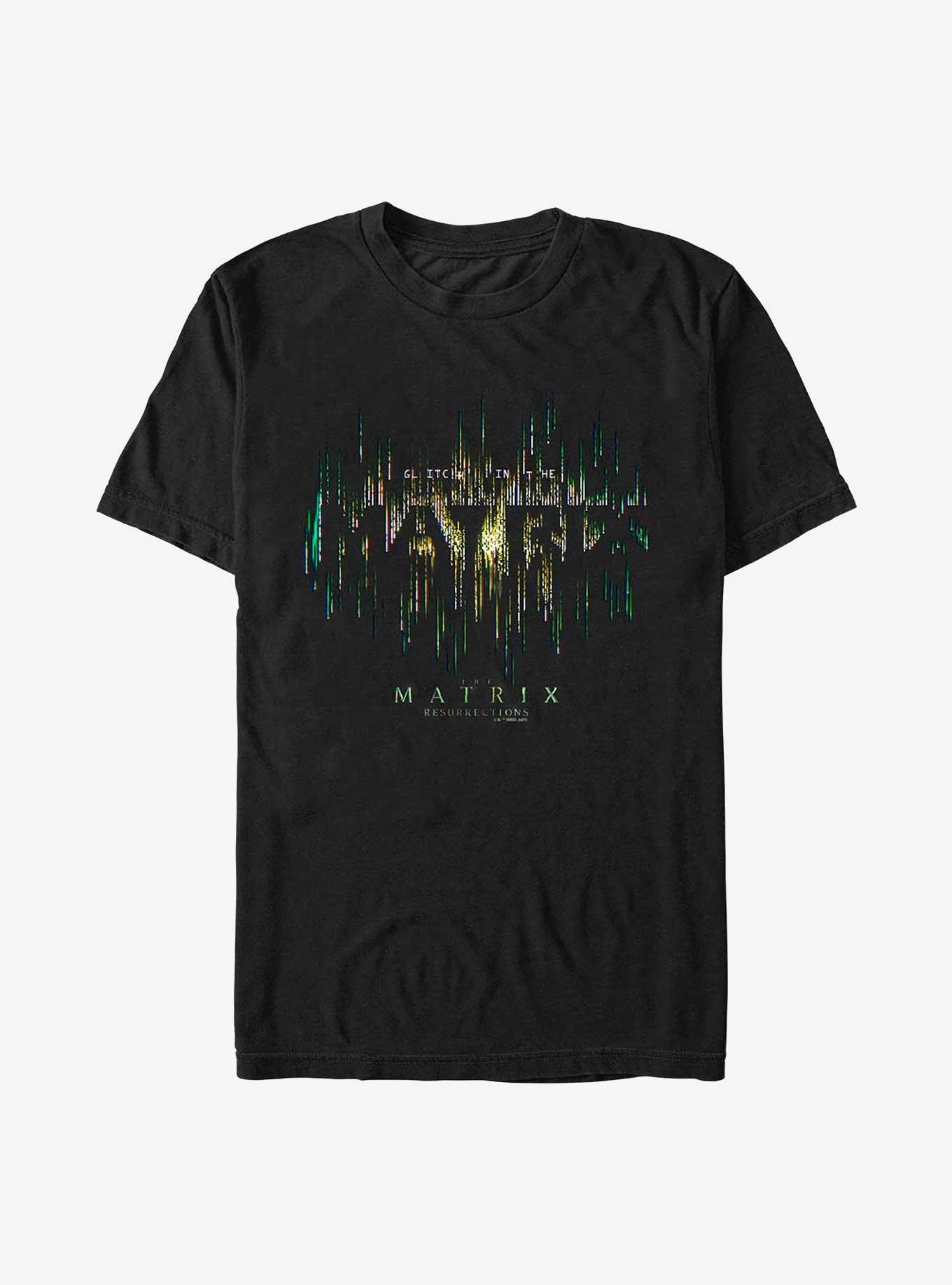 The Matrix Glitch In The Matrix T-Shirt, BLACK, hi-res