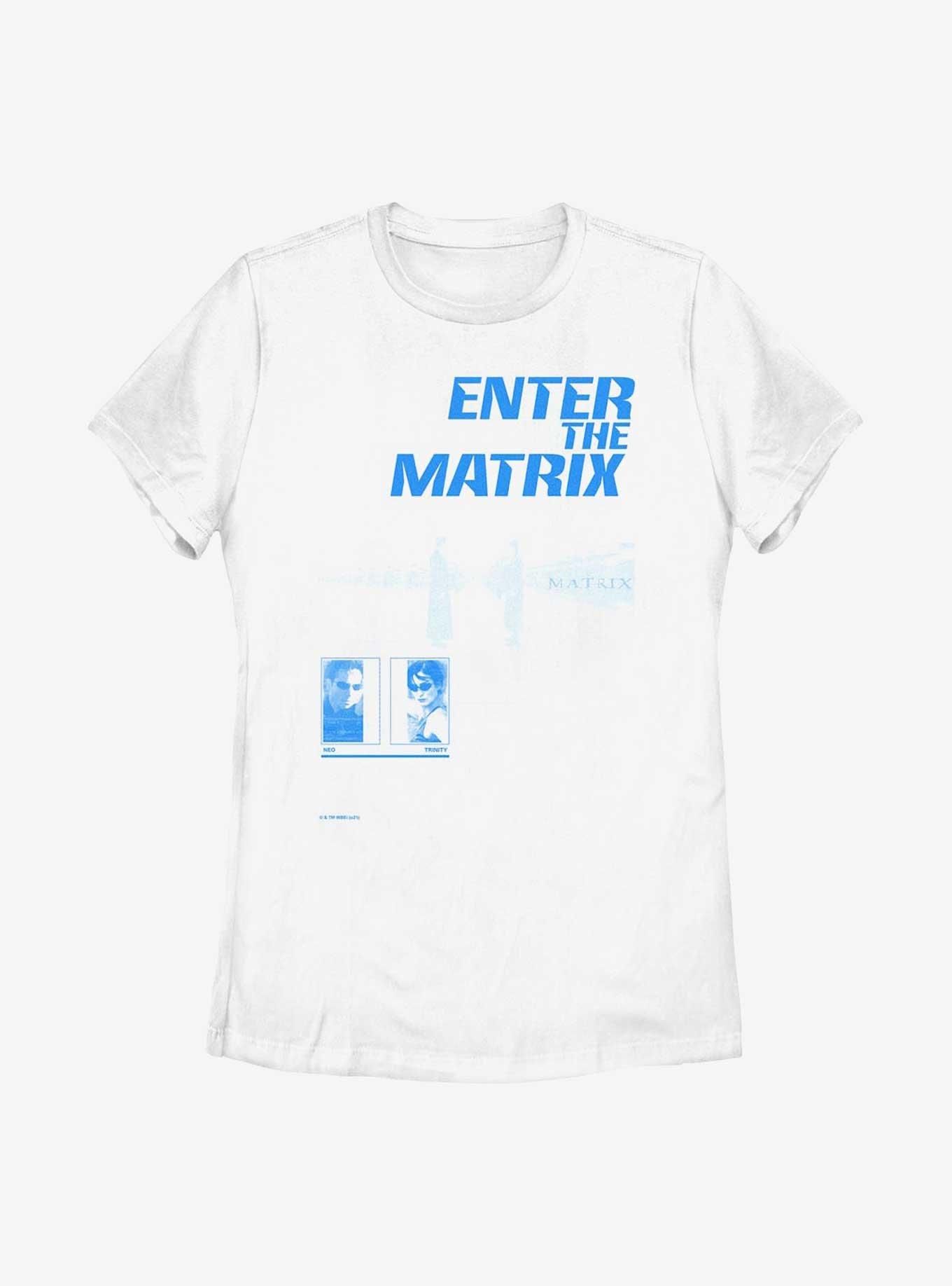 The Matrix Blue Pill Millennium Womens T-Shirt, WHITE, hi-res