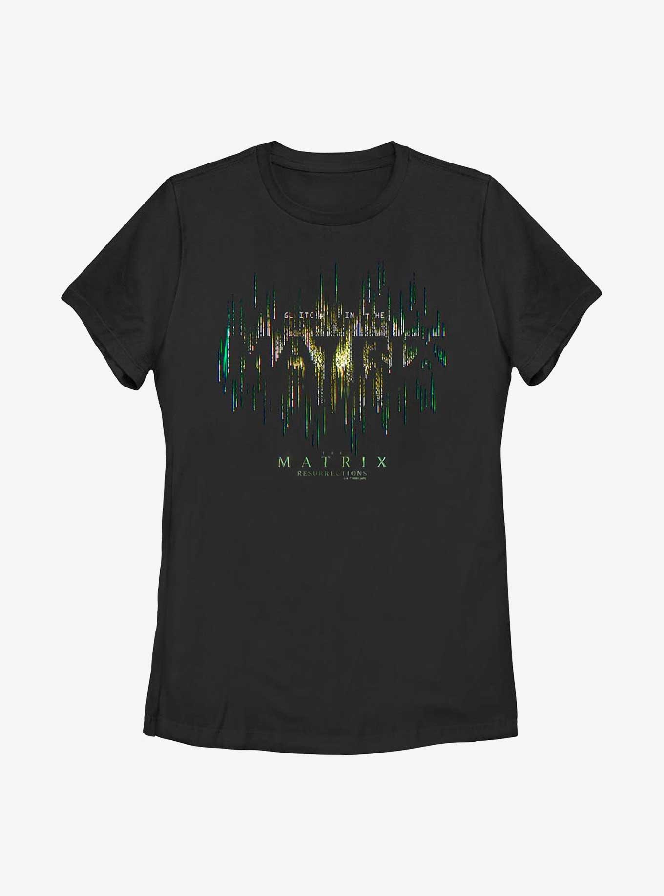 The Matrix Glitch In The Matrix Womens T-Shirt, BLACK, hi-res