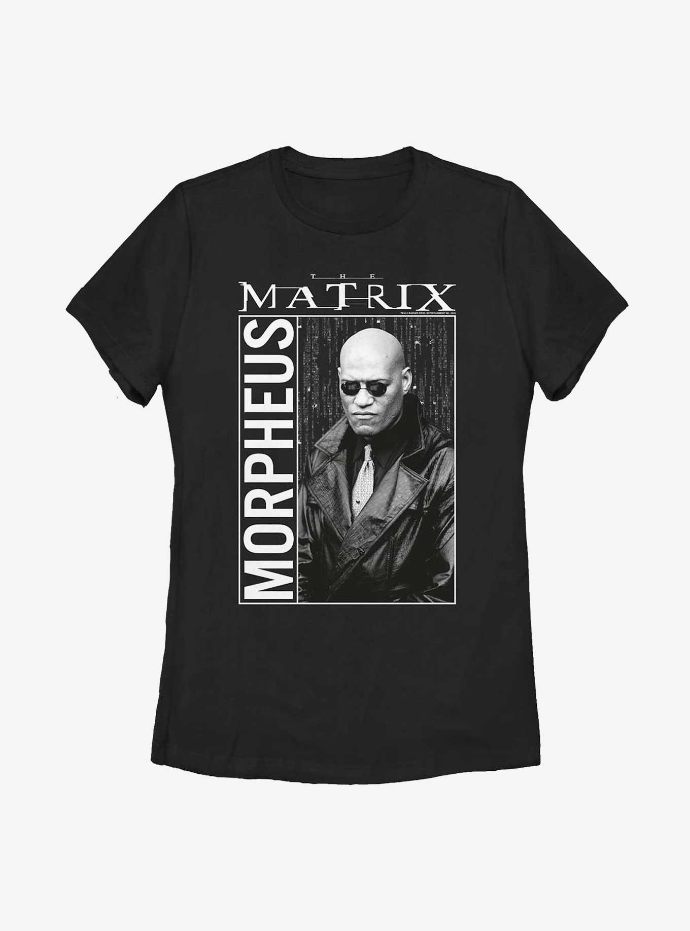 The Matrix Morpheus Hero Shot Womens T-Shirt, BLACK, hi-res