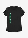 The Matrix Vertical Logo Womens T-Shirt, BLACK, hi-res