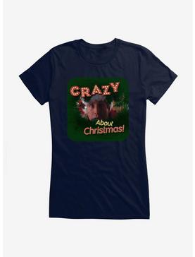 National Lampoon's Christmas Vacation Crazy About Christmas Girl's T-Shirt , NAVY, hi-res
