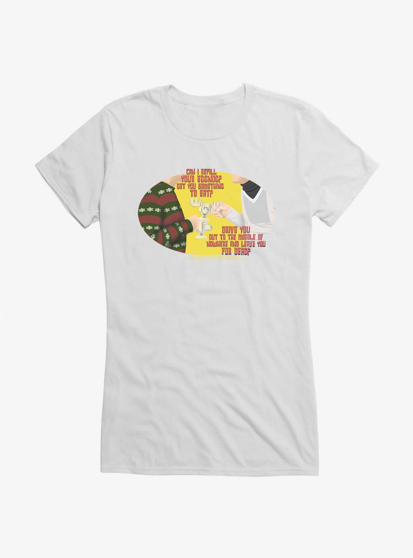 National Lampoon's Christmas Vacation More Eggnog Girl's T-Shirt, WHITE, hi-res