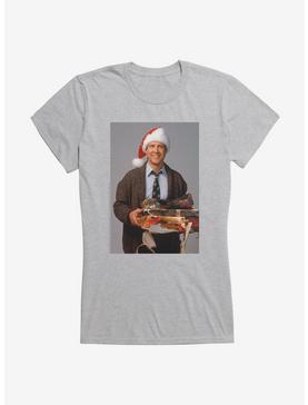 National Lampoon's Christmas Vacation Unwrap On Arrival Girl's T-Shirt, HEATHER, hi-res