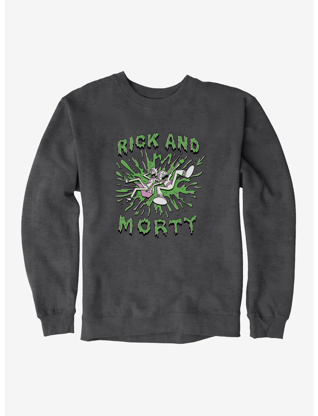Rick And Morty Splatter Sweatshirt, , hi-res
