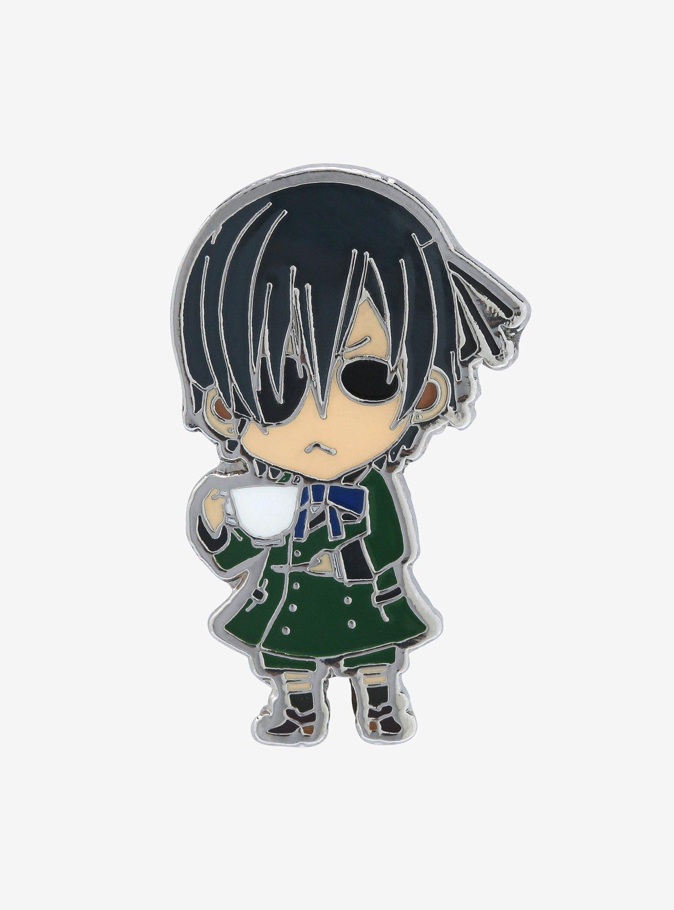 Black Butler Chibi Ciel Enamel Pin, , hi-res