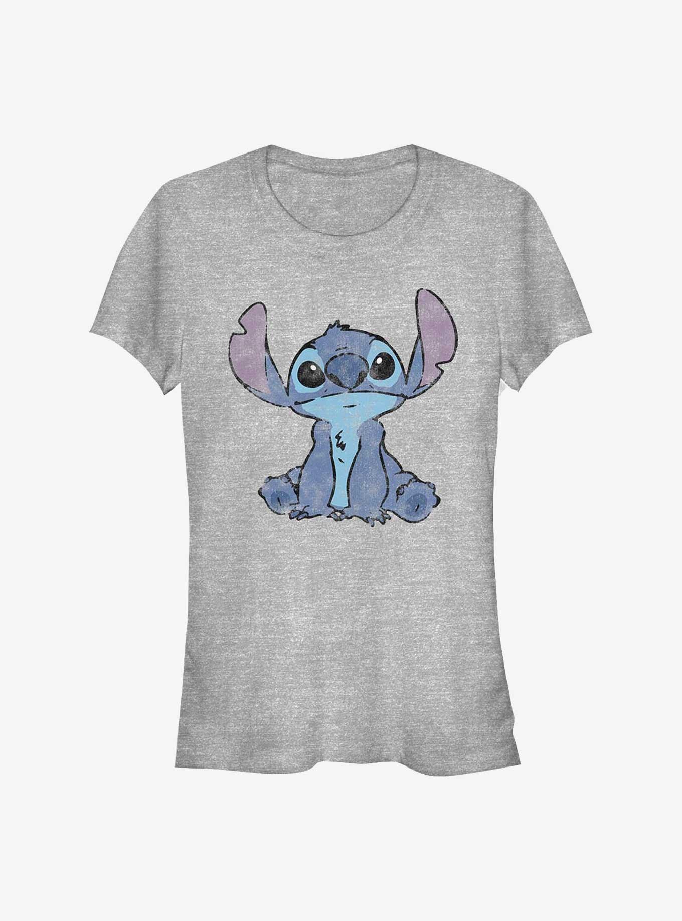 Disney Lilo & Stitch Simply Stitch Girls T-Shirt, ATH HTR, hi-res