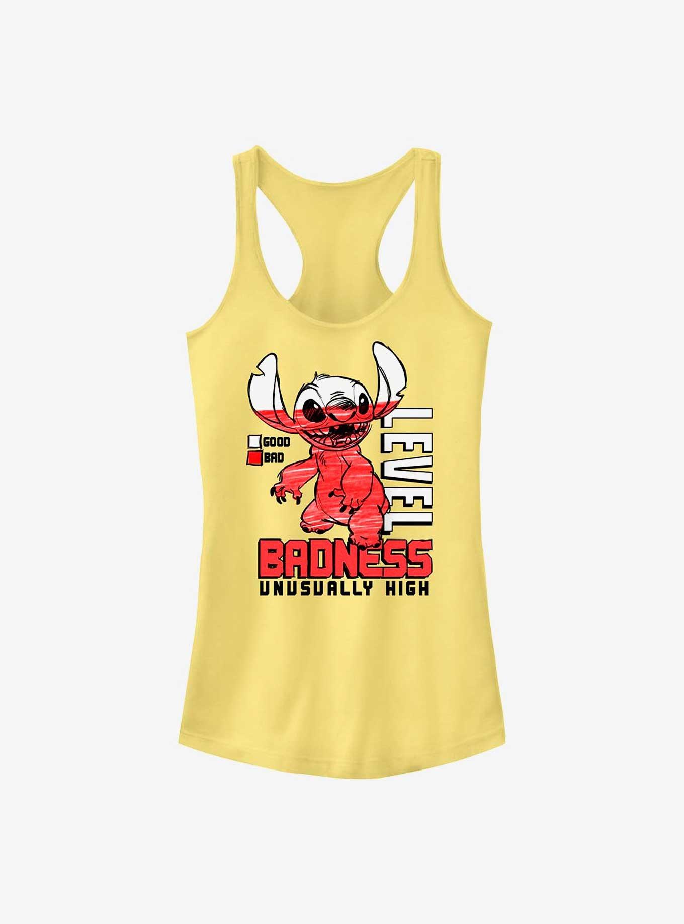 Disney Lilo & Stitch Badness Level Girls Tank, BANANA, hi-res