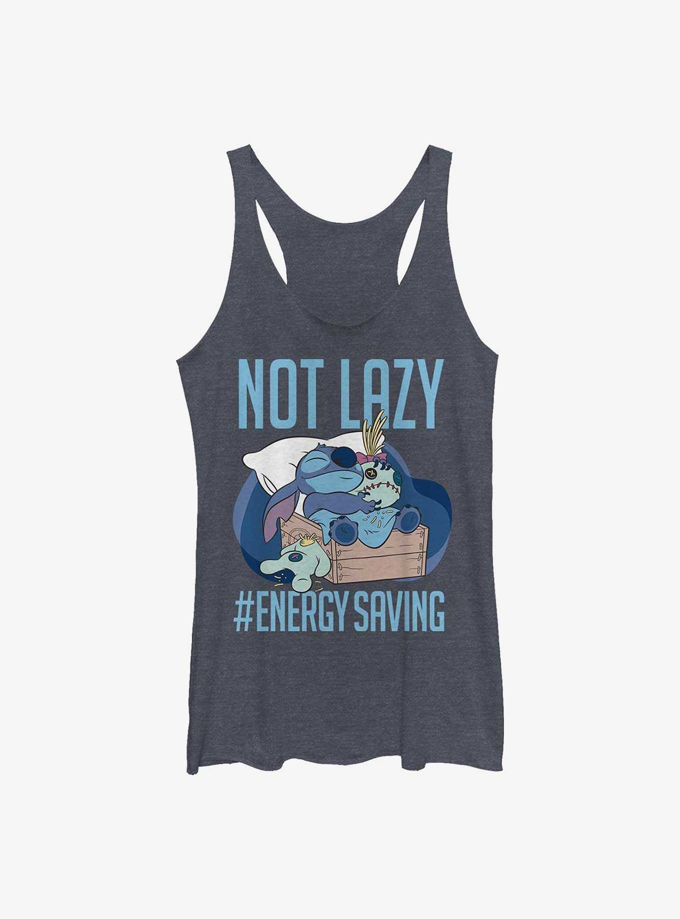 Disney Lilo & Stitch Not Lazy Energy Saving Girls Tank, , hi-res