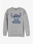 Disney Lilo & Stitch Simply Stitch Crew Sweatshirt, ATH HTR, hi-res