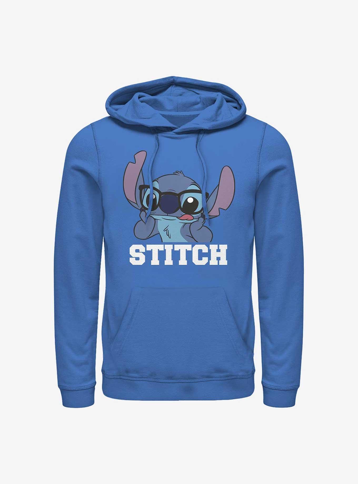 Disney Lilo & Stitch Tongue Out Hoodie, ROYAL, hi-res