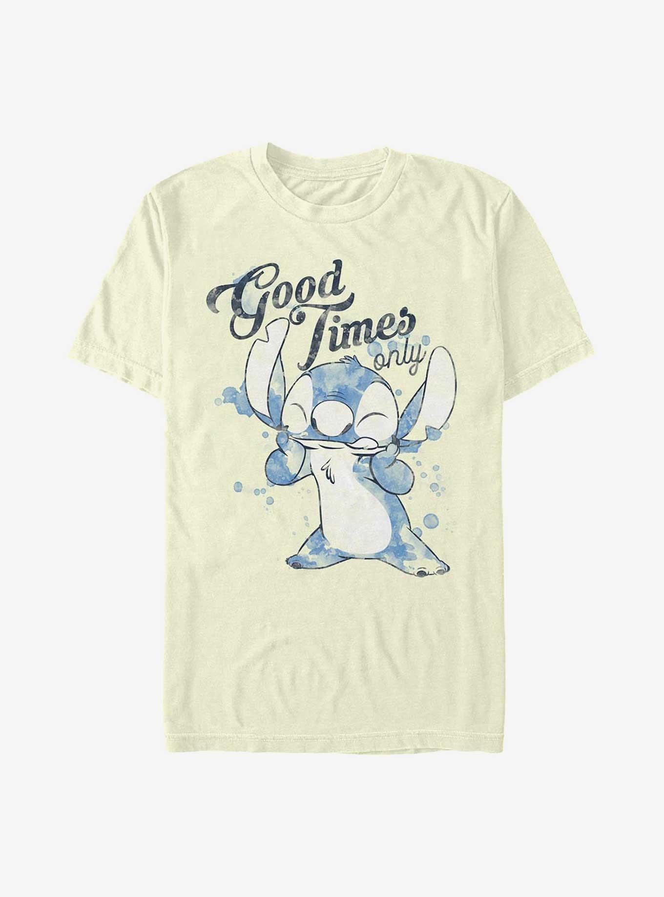 Disney Lilo & Stitch Good Times Only T-Shirt, NATURAL, hi-res